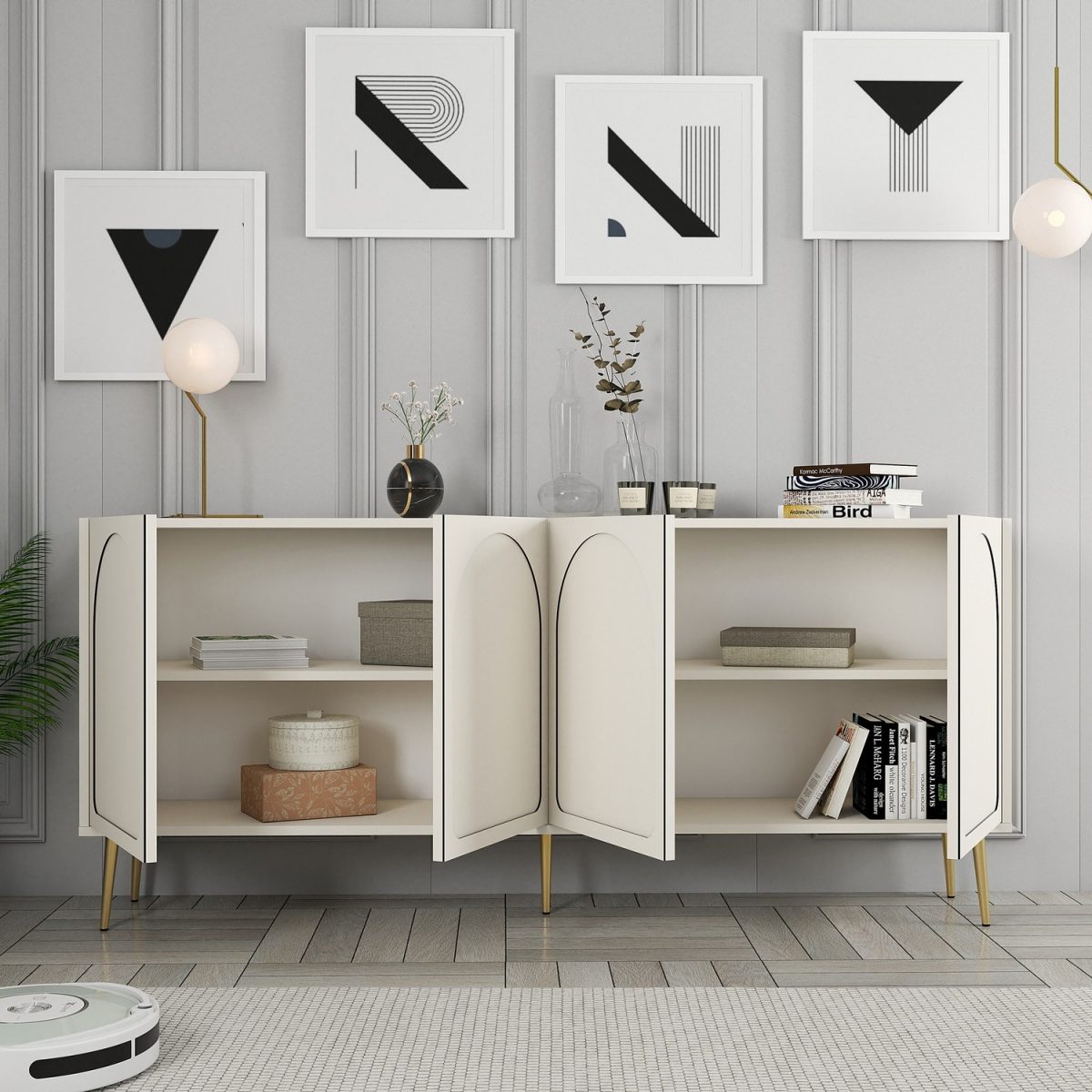 Lyon 80 - Cream, Gold – Конзола - Image 2