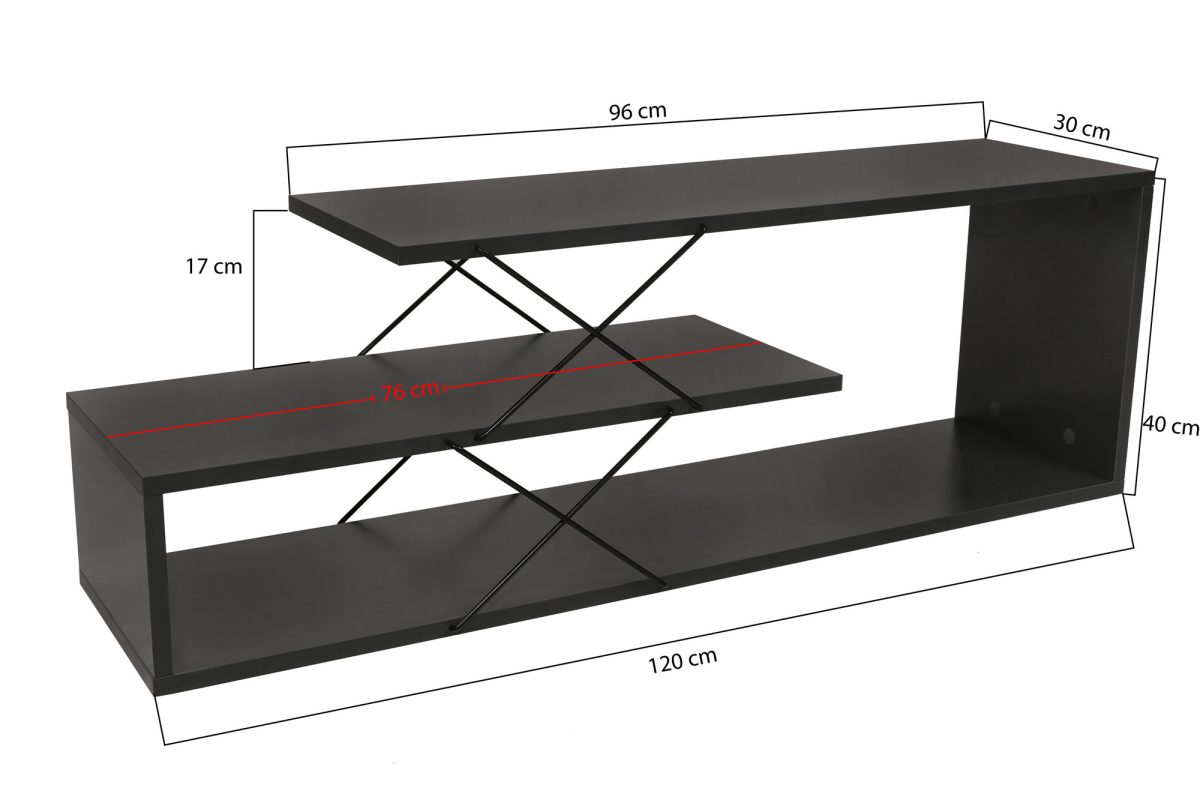Zigzag - Anthracite – ТВ комода - Image 13