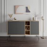 Clara Console - Oak, Anthracite – Конзола