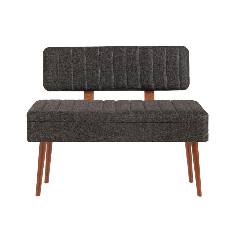 Vina 1053 – 1 – Anthracite, Walnut – Клупа со складирање