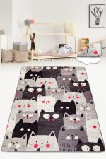Cats Gray Djt – Тепих (200 x 290)