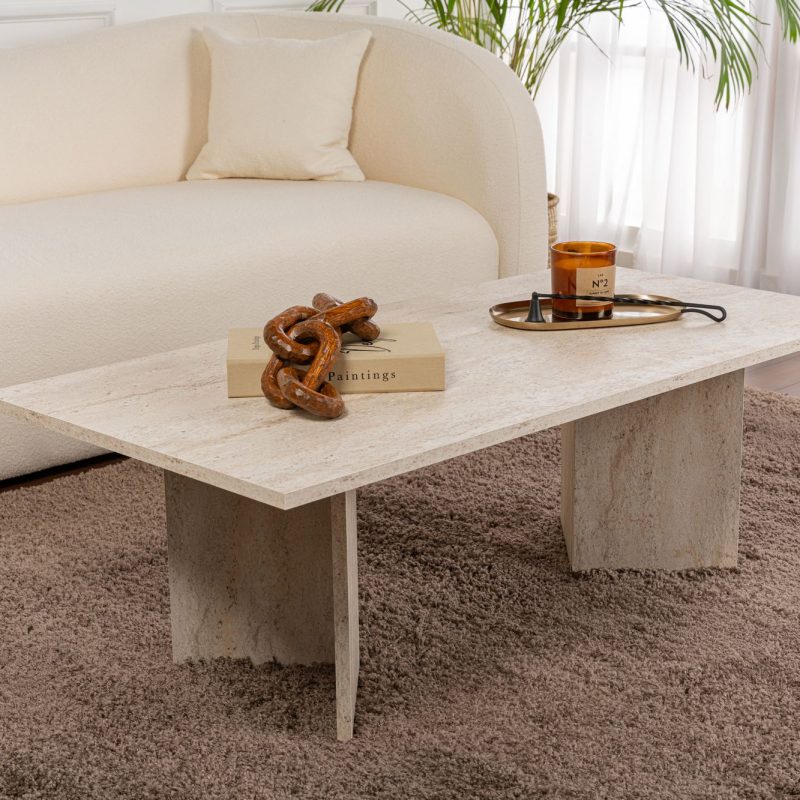 Sabin – Travertine – Маса за кафе
