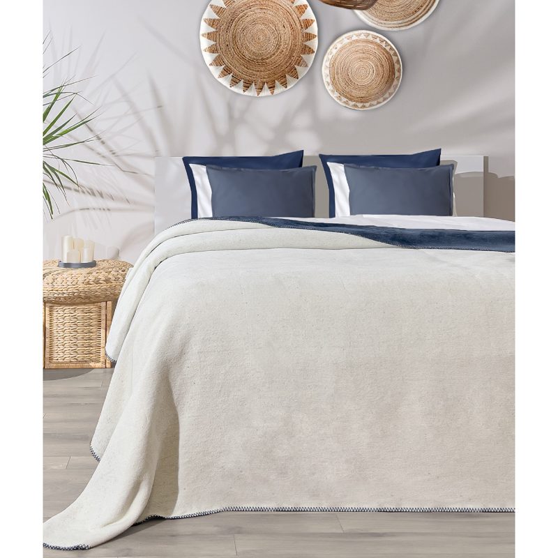 Twin – Blue, Cream – Двојно ќебе