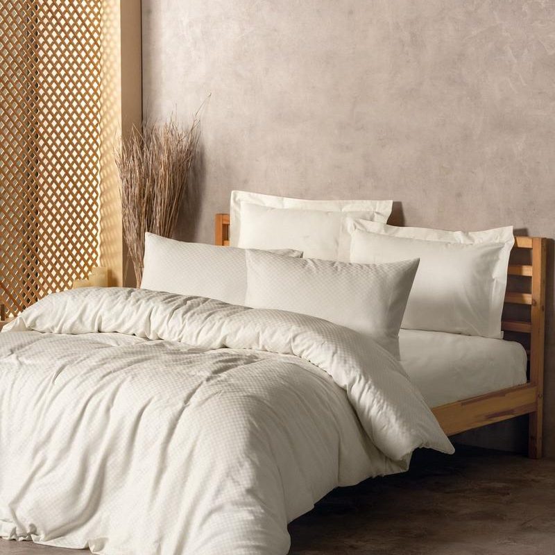 Plaid – Cream – Дупла постелнина Ranforce – Крем