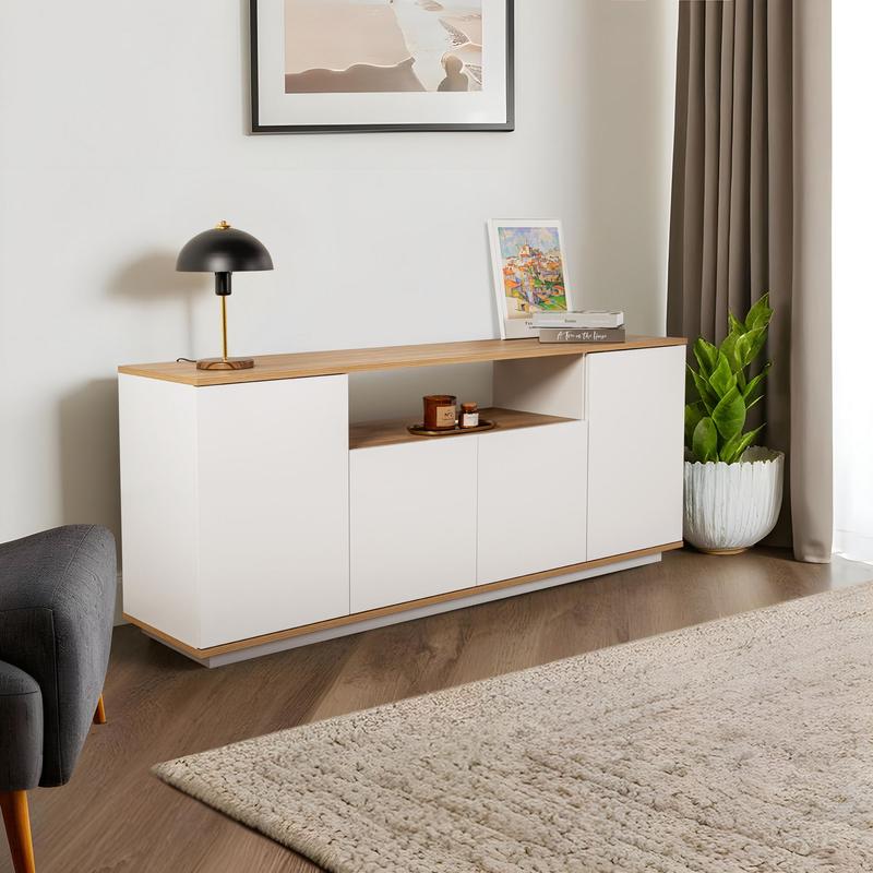 Arista – White, Cadiz Oak – Конзола – Бело Кадиз даб
