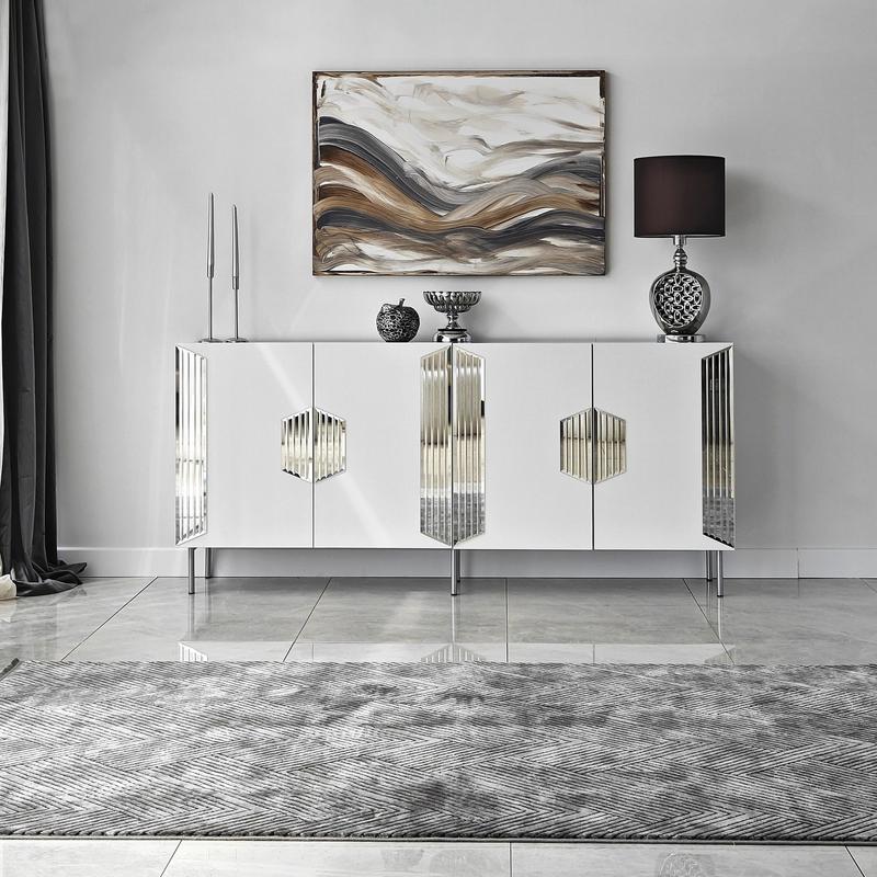 Dubai – White, Silver – Конзола – Бело Сребрена