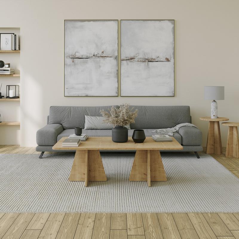 Mushroom 2 – Sapphire Oak – Масичка за кафе – Сафир даб