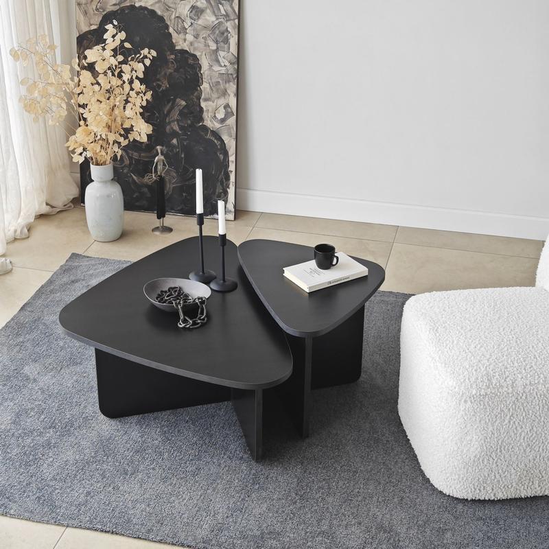 Ballare Set – Black – Комплет масичка за кафе – Црното