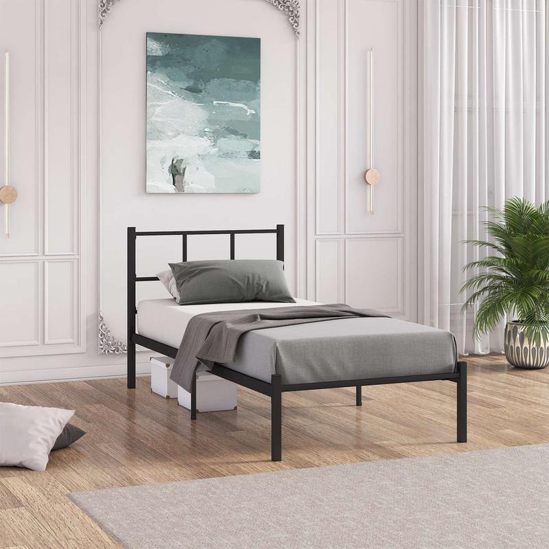 Cemre – Black 90×200 – Единечен кревет – Црното