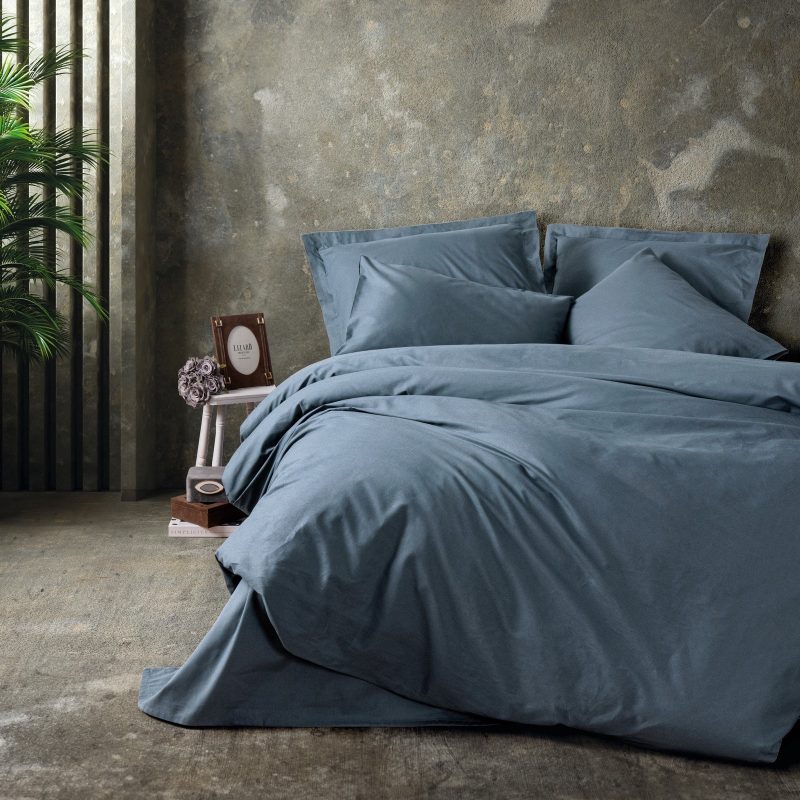 Eдинечна Постелнина RANFORCE 140*200/60*60 – Сет од 2 дела –  (FR) Обичен – Антрацит