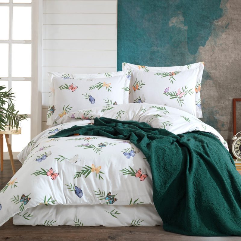 Eдинечна Постелнина RANFORCE 140*200/60*60 – Сет од 2 дела –  (FR) Крипс