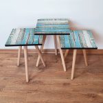 Colorful wood background