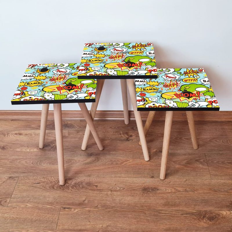 Comic boom seamless pattern